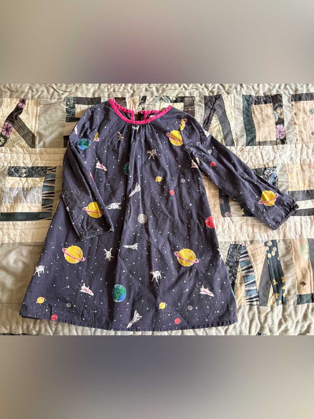 Mini Boden Space Dogs Dress